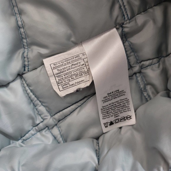 Eddie Bauer First Accent Puffer Vest Womens Medium Teal Green Goose Down - Picture 10 of 10